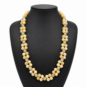 Prehnite and Calcite Necklace